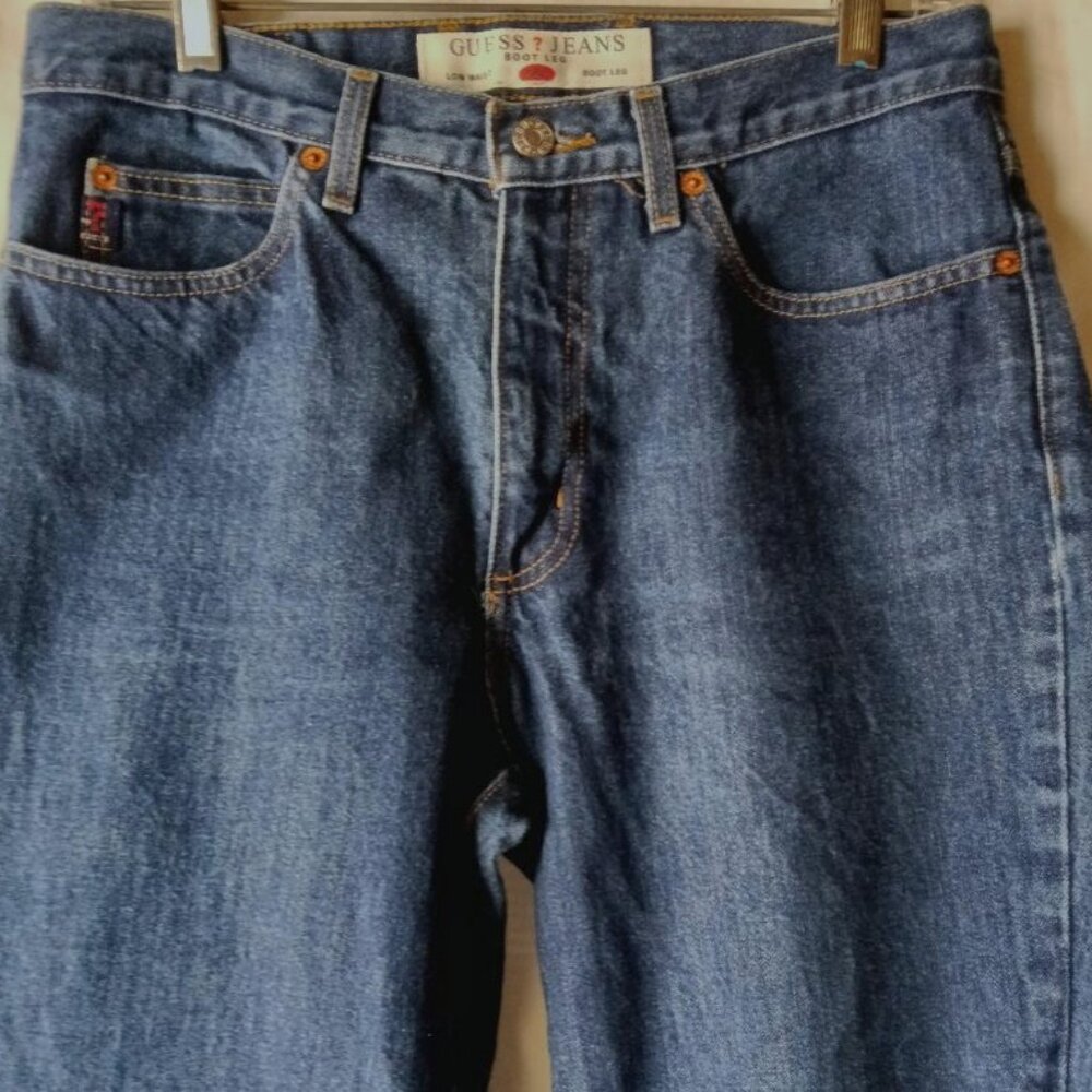 Men's Blue Boot Cut Jeans Size 29